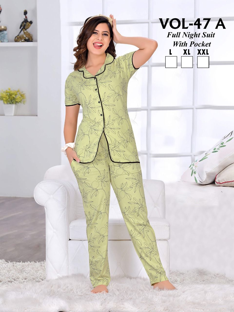 Ft C Ns 47 Shinker Daily Wear Hosiery Wholesale Night Suits Collection